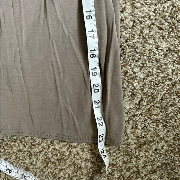 🦋 Sienna Sky Cream Tan Beige Sleeveless Jumper Stretch Large - Picture 7 of 10